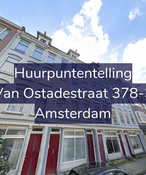 Foto gevel Huurpuntentelling voor Van Ostadestraat 378-3, Amsterdam