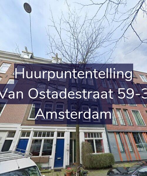 Foto gevel Huurpuntentelling voor Van Ostadestraat 59-3, Amsterdam