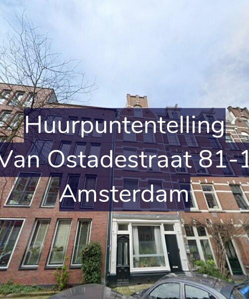 Foto gevel Huurpuntentelling voor Van Ostadestraat 81-1, Amsterdam