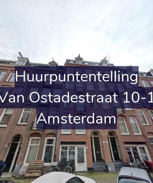 Foto gevel Huurpuntentelling voor Van Ostadestraat 10-1, Amsterdam