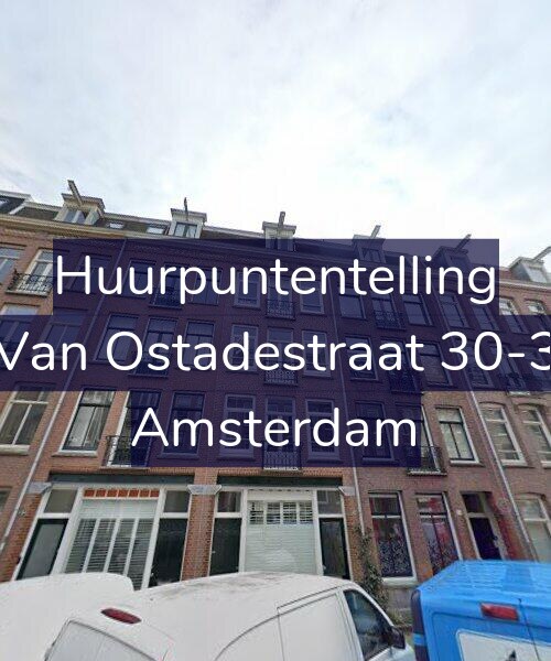 Foto gevel Huurpuntentelling voor Van Ostadestraat 30-3, Amsterdam