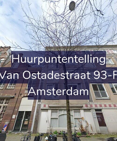 Foto gevel Huurpuntentelling voor Van Ostadestraat 93-F, Amsterdam
