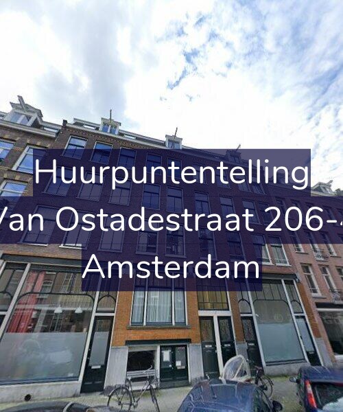 Foto gevel Huurpuntentelling voor Van Ostadestraat 206-4, Amsterdam