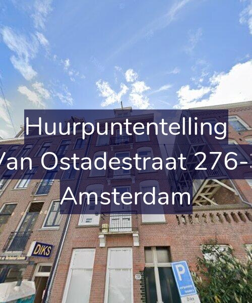 Foto gevel Huurpuntentelling voor Van Ostadestraat 276-3, Amsterdam