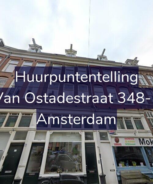 Foto gevel Huurpuntentelling voor Van Ostadestraat 348-1, Amsterdam