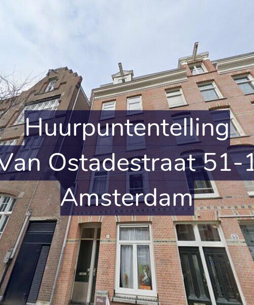 Foto gevel Huurpuntentelling voor Van Ostadestraat 51-1, Amsterdam
