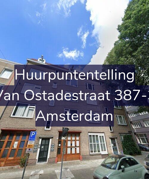 Foto gevel Huurpuntentelling voor Van Ostadestraat 387-3, Amsterdam