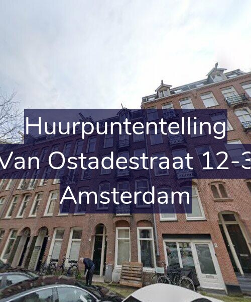 Foto gevel Huurpuntentelling voor Van Ostadestraat 12-3, Amsterdam