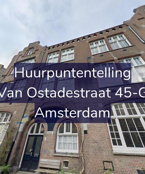 Foto gevel Huurpuntentelling voor Van Ostadestraat 45-G, Amsterdam