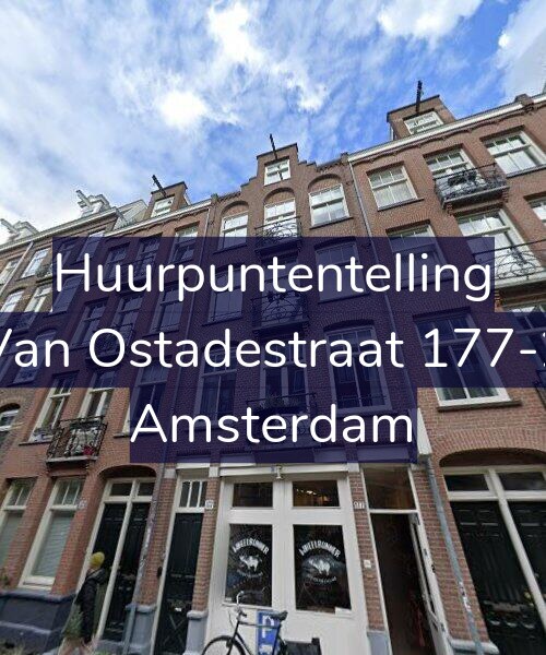 Foto gevel Huurpuntentelling voor Van Ostadestraat 177-2, Amsterdam