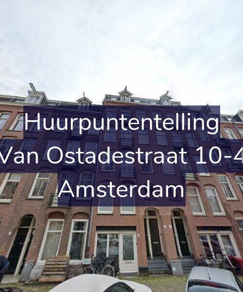 Foto gevel Huurpuntentelling voor Van Ostadestraat 10-4, Amsterdam