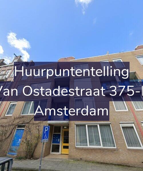 Foto gevel Huurpuntentelling voor Van Ostadestraat 375-B, Amsterdam