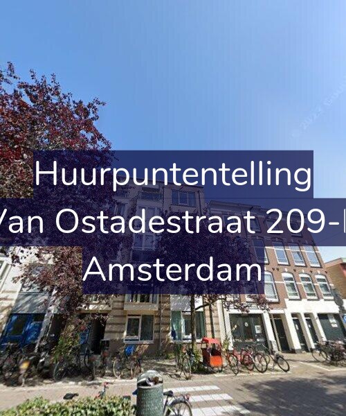 Foto gevel Huurpuntentelling voor Van Ostadestraat 209-K, Amsterdam