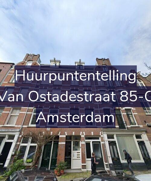 Foto gevel Huurpuntentelling voor Van Ostadestraat 85-C, Amsterdam