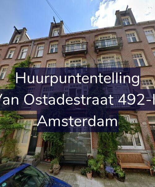 Foto gevel Huurpuntentelling voor Van Ostadestraat 492-H, Amsterdam
