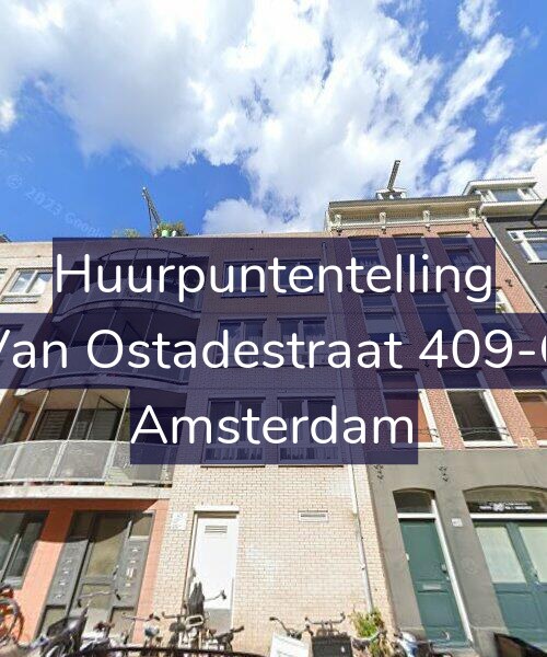 Foto gevel Huurpuntentelling voor Van Ostadestraat 409-C, Amsterdam