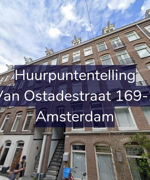 Foto gevel Huurpuntentelling voor Van Ostadestraat 169-2, Amsterdam
