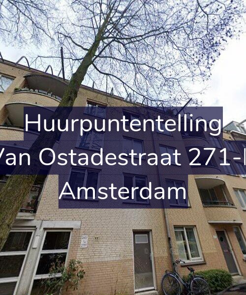 Foto gevel Huurpuntentelling voor Van Ostadestraat 271-B, Amsterdam