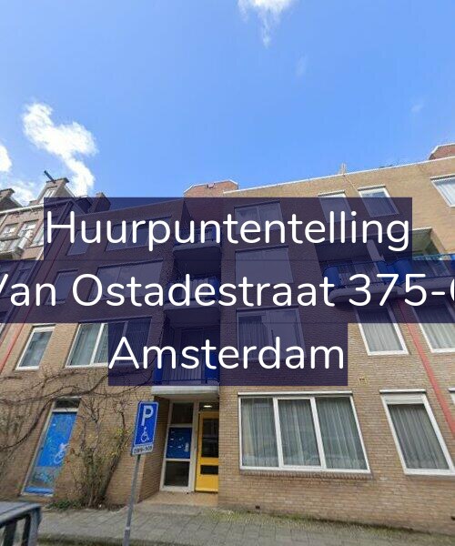 Foto gevel Huurpuntentelling voor Van Ostadestraat 375-C, Amsterdam