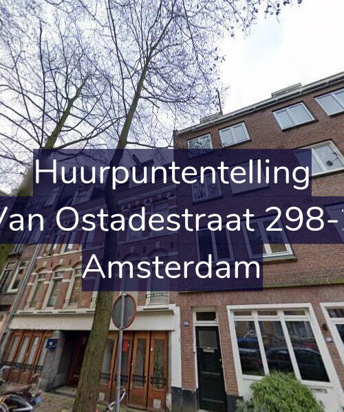 Foto gevel Huurpuntentelling voor Van Ostadestraat 298-2, Amsterdam