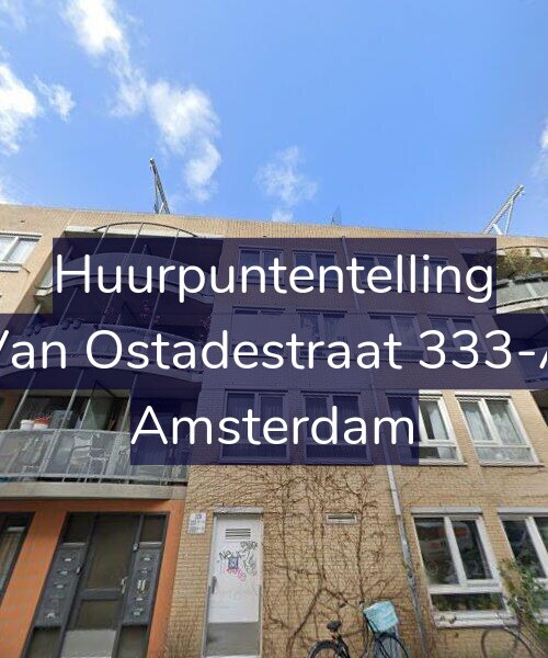 Foto gevel Huurpuntentelling voor Van Ostadestraat 333-A, Amsterdam