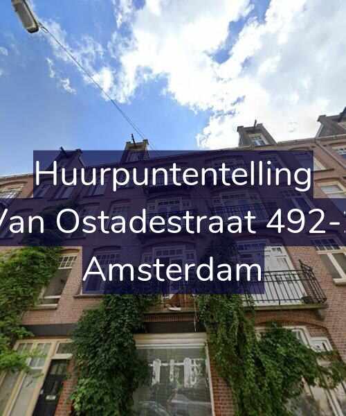 Foto gevel Huurpuntentelling voor Van Ostadestraat 492-2, Amsterdam