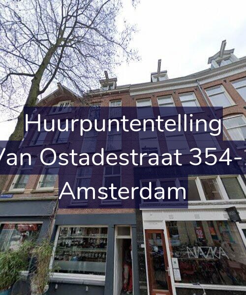 Foto gevel Huurpuntentelling voor Van Ostadestraat 354-2, Amsterdam