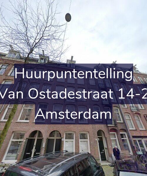 Foto gevel Huurpuntentelling voor Van Ostadestraat 14-2, Amsterdam