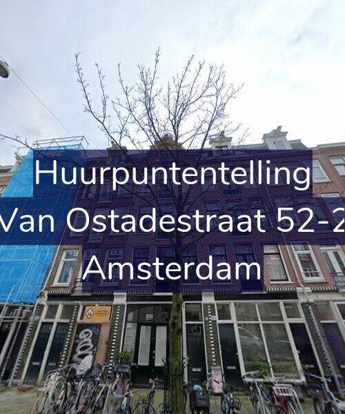 Foto gevel Huurpuntentelling voor Van Ostadestraat 52-2, Amsterdam