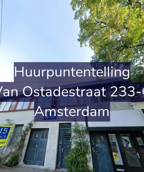 Foto gevel Huurpuntentelling voor Van Ostadestraat 233-C, Amsterdam