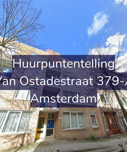Foto gevel Huurpuntentelling voor Van Ostadestraat 379-A, Amsterdam