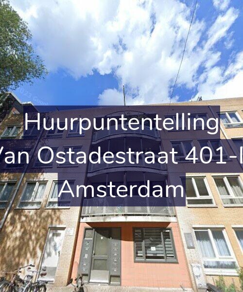 Foto gevel Huurpuntentelling voor Van Ostadestraat 401-D, Amsterdam