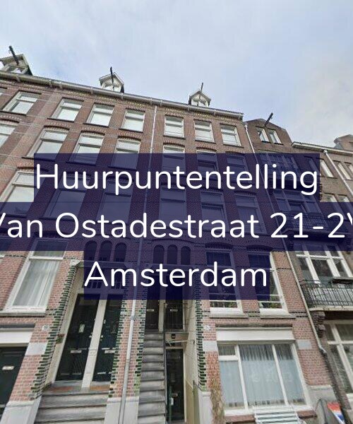 Foto gevel Huurpuntentelling voor Van Ostadestraat 21-2V, Amsterdam