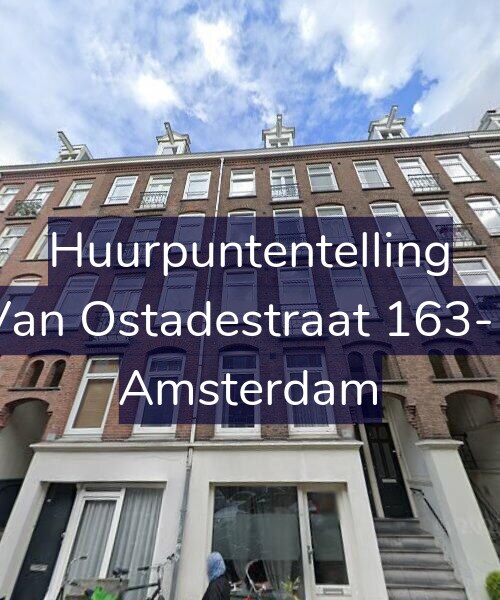 Foto gevel Huurpuntentelling voor Van Ostadestraat 163-1, Amsterdam