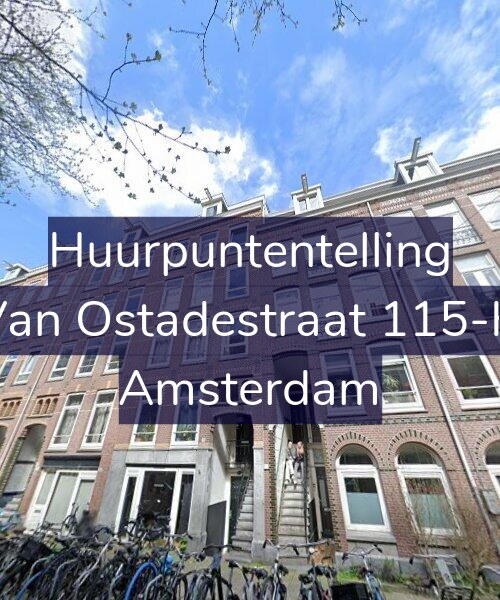 Foto gevel Huurpuntentelling voor Van Ostadestraat 115-H, Amsterdam