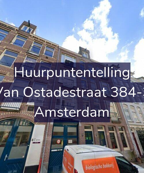 Foto gevel Huurpuntentelling voor Van Ostadestraat 384-3, Amsterdam