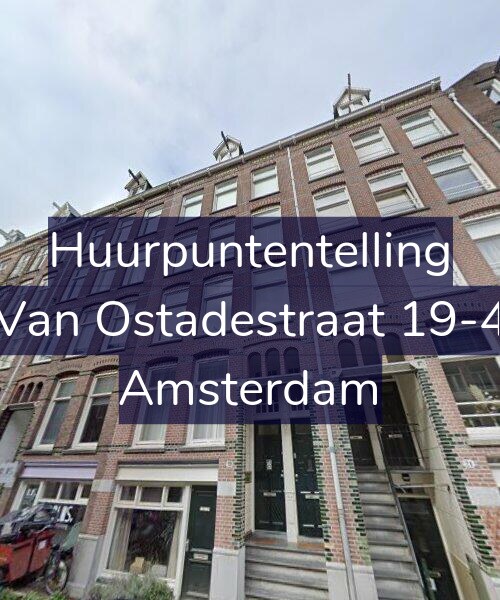 Foto gevel Huurpuntentelling voor Van Ostadestraat 19-4, Amsterdam