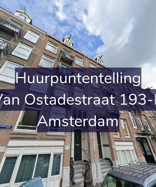 Foto gevel Huurpuntentelling voor Van Ostadestraat 193-B, Amsterdam