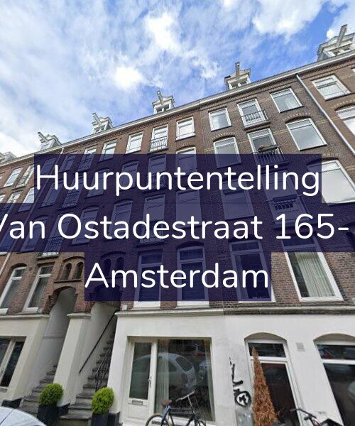 Foto gevel Huurpuntentelling voor Van Ostadestraat 165-1, Amsterdam