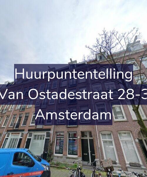 Foto gevel Huurpuntentelling voor Van Ostadestraat 28-3, Amsterdam