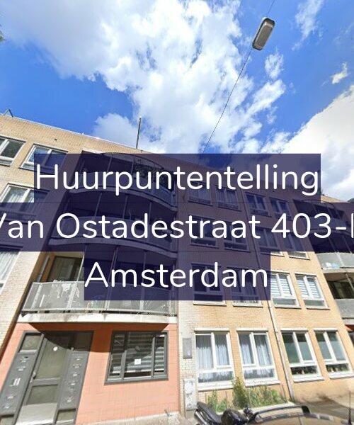 Foto gevel Huurpuntentelling voor Van Ostadestraat 403-B, Amsterdam