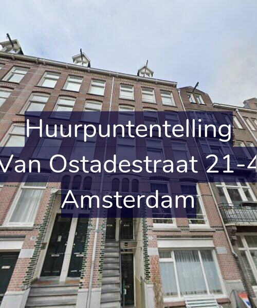 Foto gevel Huurpuntentelling voor Van Ostadestraat 21-4, Amsterdam