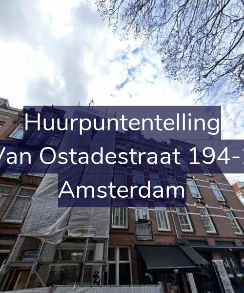 Foto gevel Huurpuntentelling voor Van Ostadestraat 194-2, Amsterdam