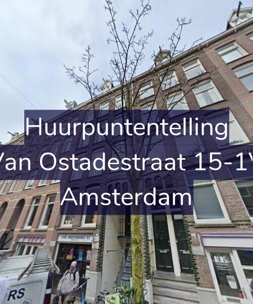 Foto gevel Huurpuntentelling voor Van Ostadestraat 15-1V, Amsterdam