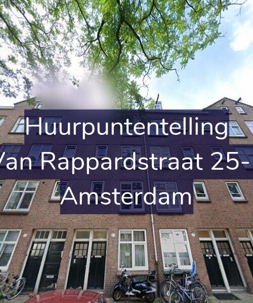 Foto gevel Huurpuntentelling voor Van Rappardstraat 25-1, Amsterdam