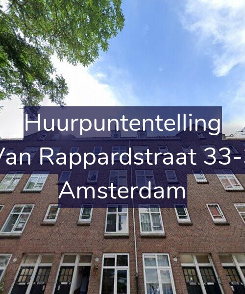 Foto gevel Huurpuntentelling voor Van Rappardstraat 33-3, Amsterdam