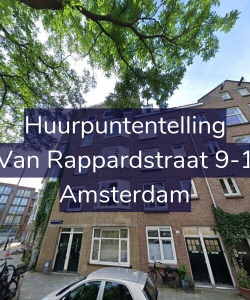 Foto gevel Huurpuntentelling voor Van Rappardstraat 9-1, Amsterdam