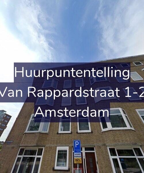 Foto gevel Huurpuntentelling voor Van Rappardstraat 1-2, Amsterdam