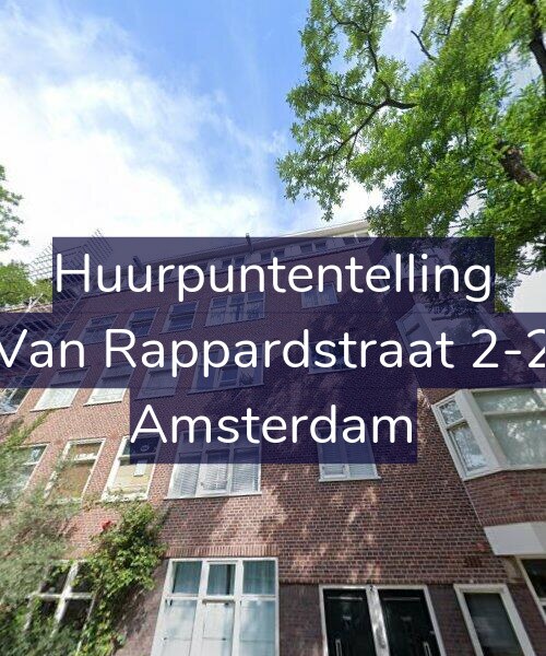 Foto gevel Huurpuntentelling voor Van Rappardstraat 2-2, Amsterdam