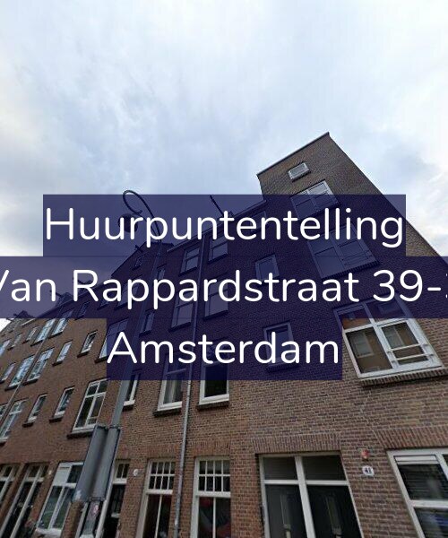 Foto gevel Huurpuntentelling voor Van Rappardstraat 39-3, Amsterdam